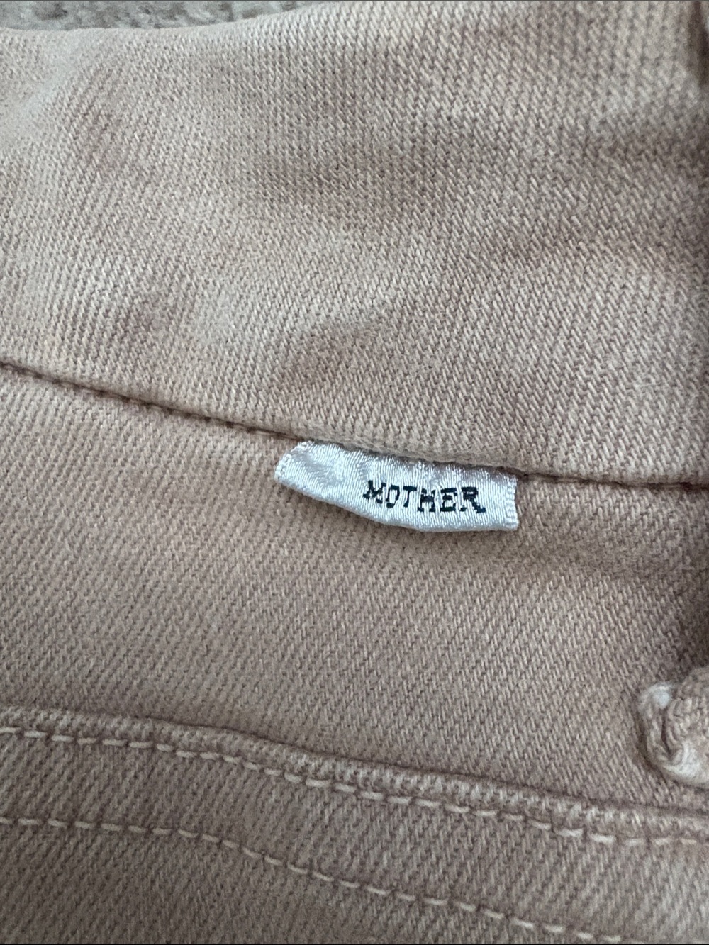 MOTHER Skinny Jeans in Light Taupe - Picture 8 of 12
